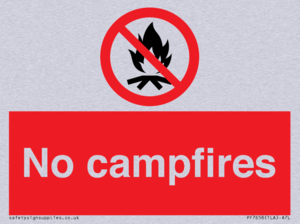 No campfires