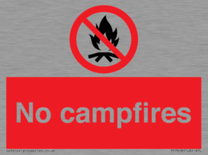 No campfires