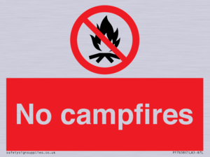 No campfires