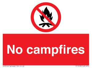 No campfires