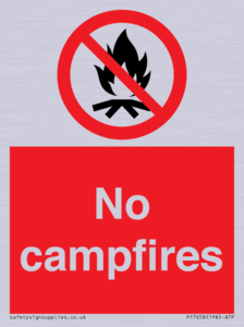 No campfires