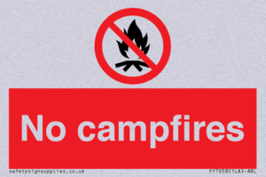 No campfires