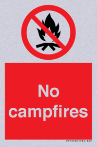No campfires