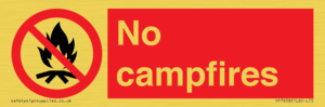 No campfires