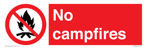 No campfires