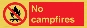 No campfires