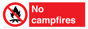 No campfires