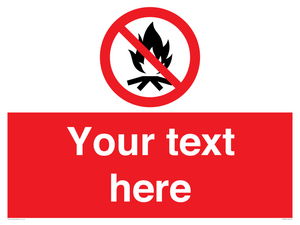 Custom prohibition No campfire