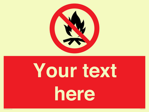 Custom prohibition No campfire