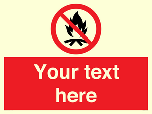 Custom prohibition No campfire