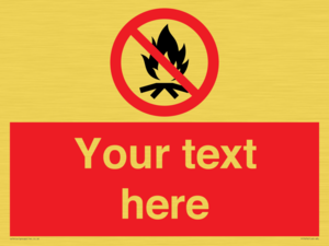 Custom prohibition No campfire