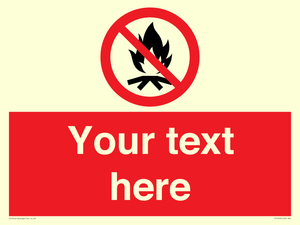 Custom prohibition No campfire