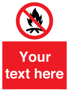 Custom prohibition No campfire