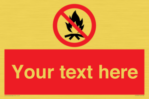 Custom prohibition No campfire