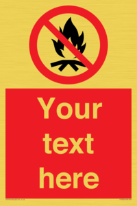 Custom prohibition No campfire