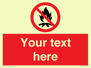 Custom prohibition No campfire