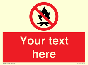 Custom prohibition No campfire