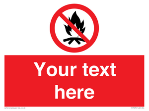 Custom prohibition No campfire