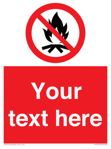 Custom prohibition No campfire