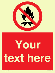 Custom prohibition No campfire