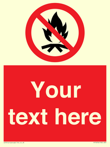 Custom prohibition No campfire