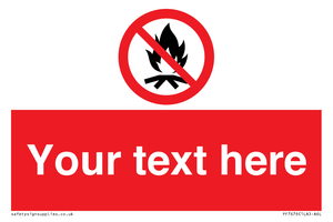 Custom prohibition No campfire