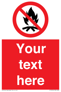 Custom prohibition No campfire