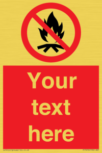 Custom prohibition No campfire