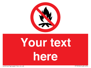 Custom prohibition No campfire