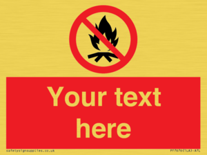 Custom prohibition No campfire