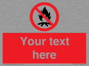 Custom prohibition No campfire