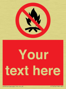 Custom prohibition No campfire