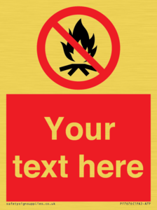 Custom prohibition No campfire