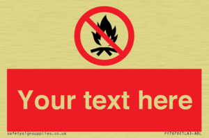 Custom prohibition No campfire