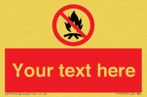 Custom prohibition No campfire