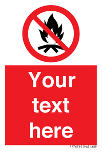 Custom prohibition No campfire