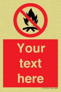 Custom prohibition No campfire