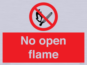 No open flame