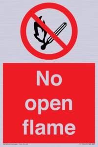 No open flame