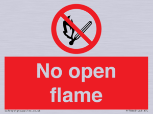 No open flame