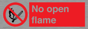 No open flame