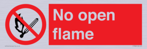 No open flame