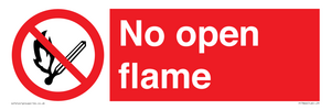 No open flame