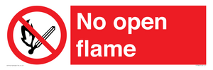 No open flame