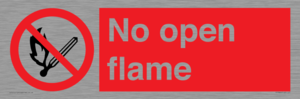 No open flame