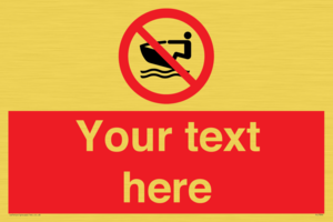 Custom No personal water craft