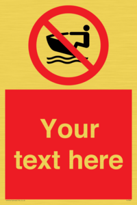 Custom No personal water craft