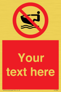 Custom No personal water craft