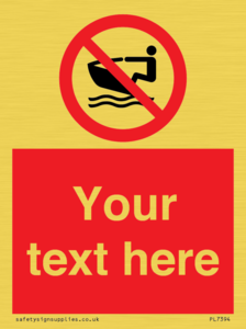 Custom No personal water craft