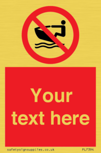 Custom No personal water craft